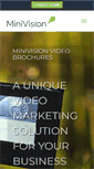 Mobile Screenshot of minivisionvideobrochures.com